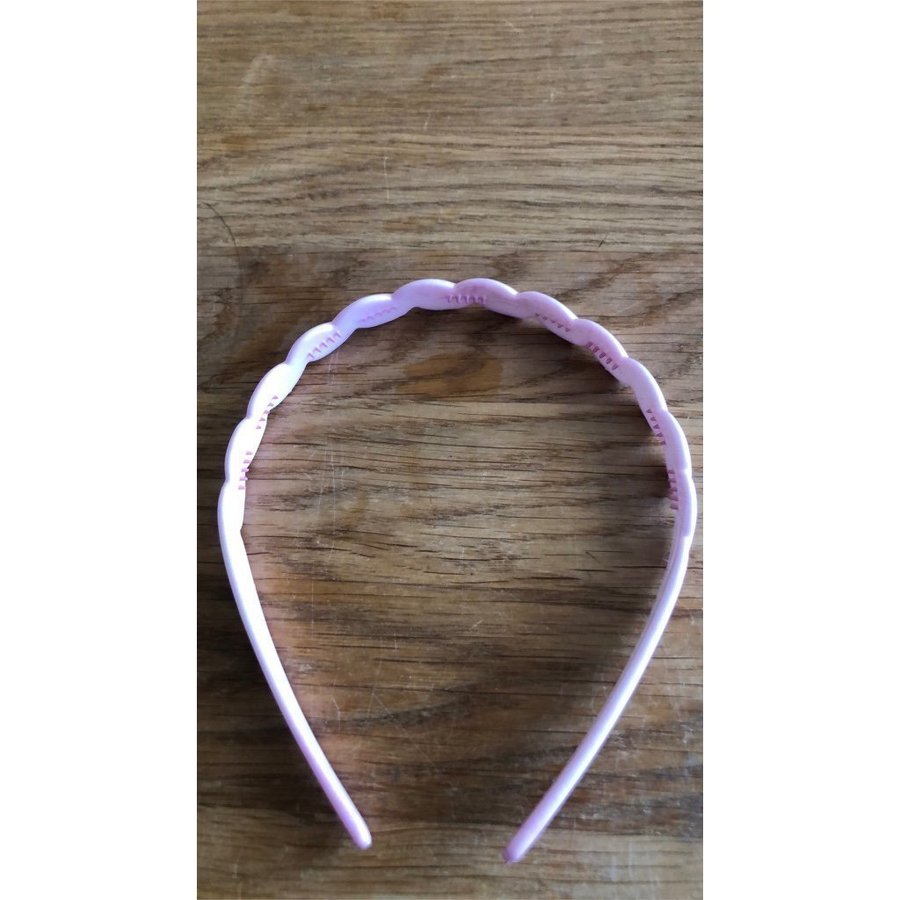 Diadem i plast för barn i ljust rosa 1990-tal