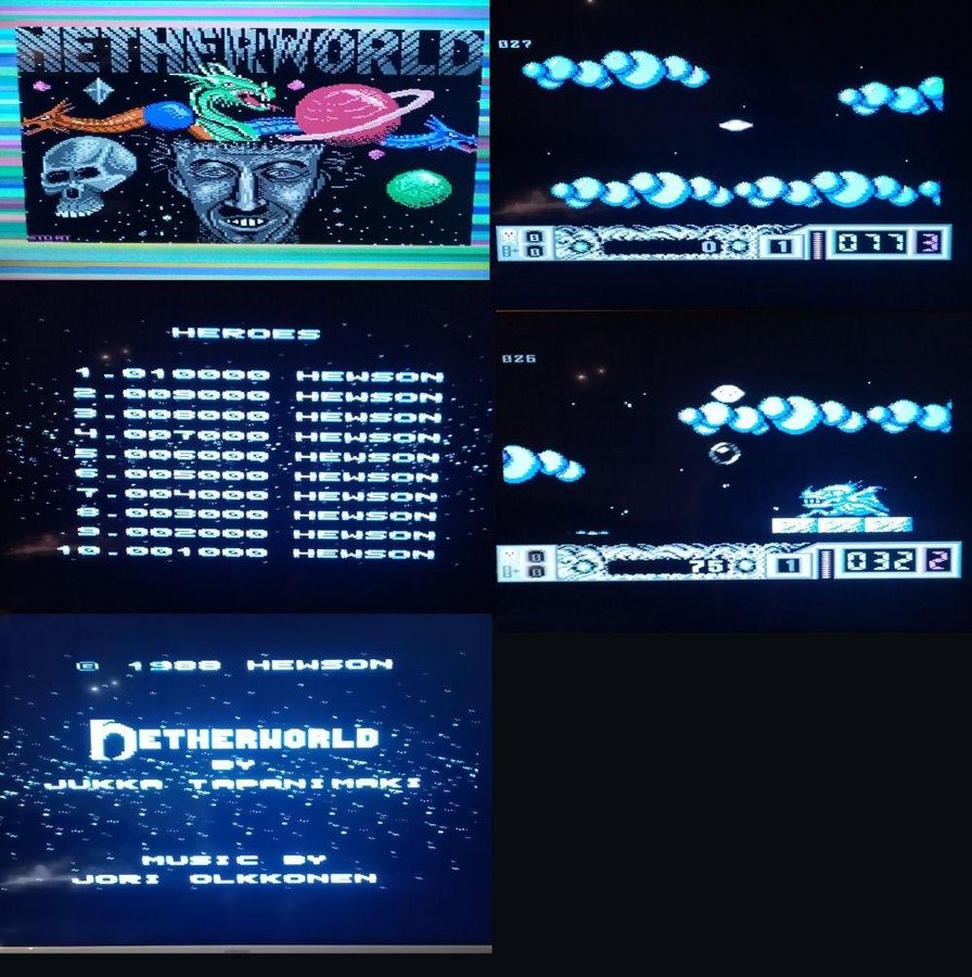 Netherworld (Hewson Consultans) ->TESTAD<- Commodore 64 / C64 Spel