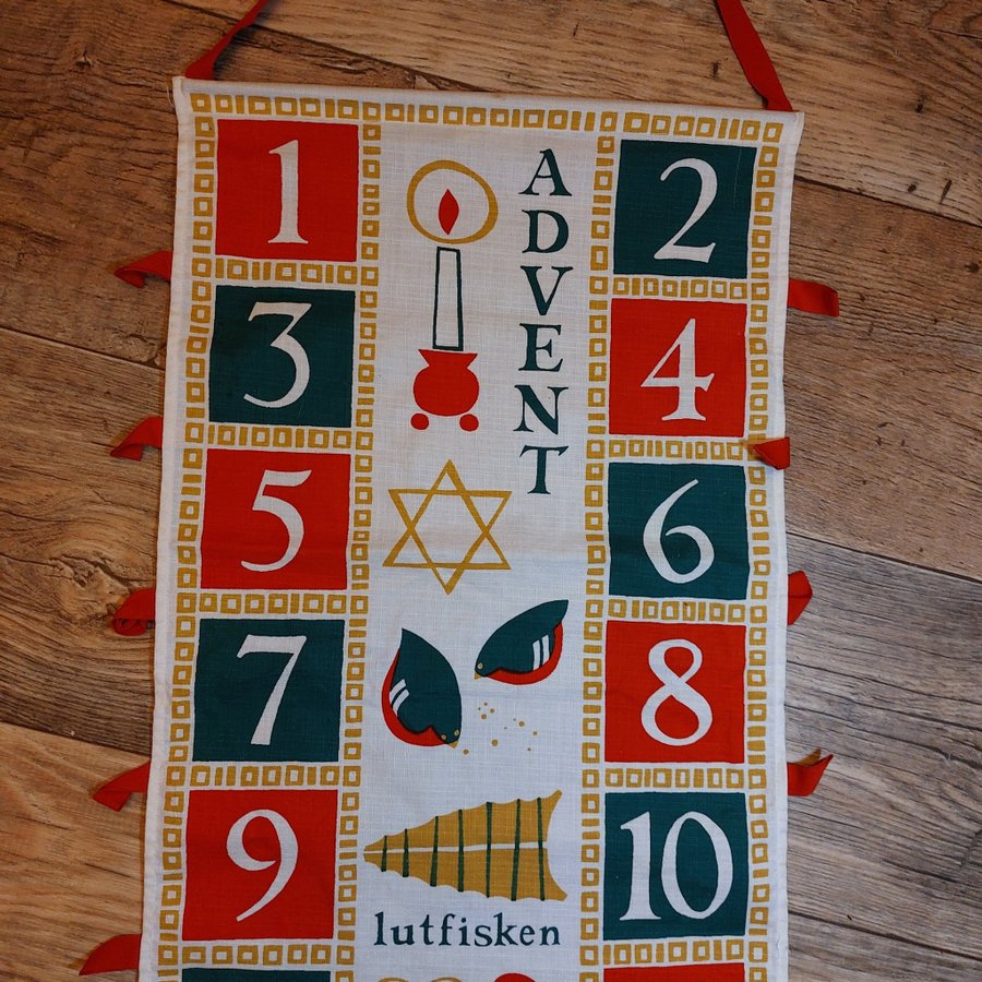 Retro Julkalender - paketkalender - Kajsa Nordström