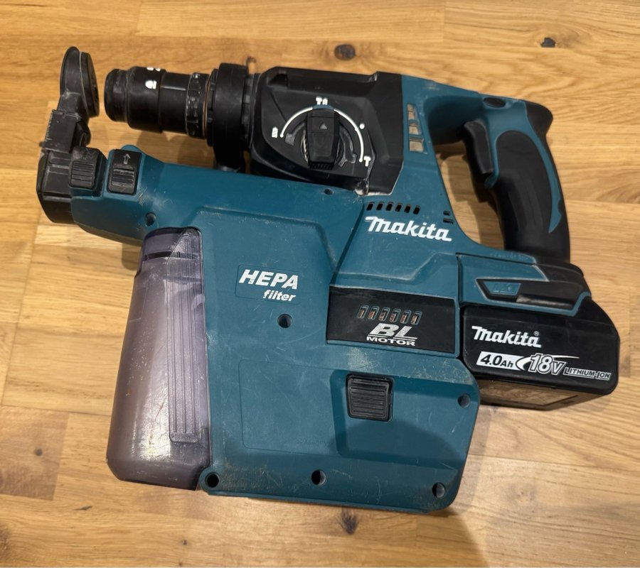 Makita DHR243 SDS-Plus Slagborrmaskin 18V 4.0Ah