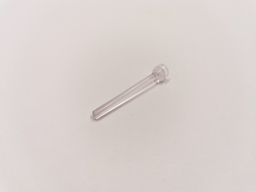 Lego - transparent - antenn - flat top - part 3957b - trans clear