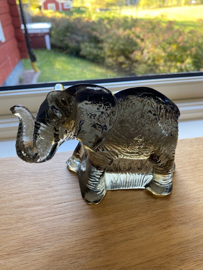 Kosta Boda Elefant i Glas - Begränsad Upplaga