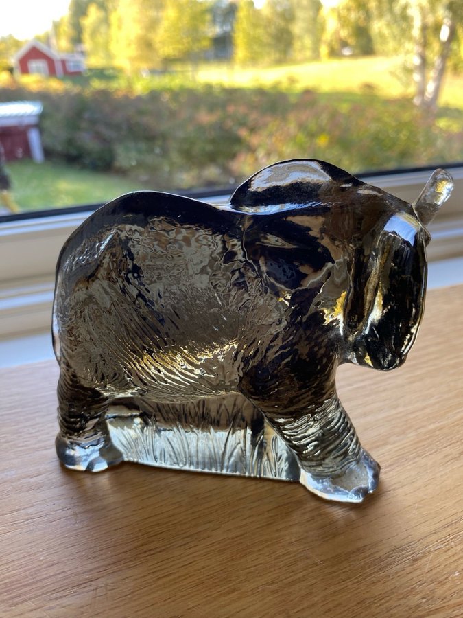 Kosta Boda Elefant i Glas - Begränsad Upplaga