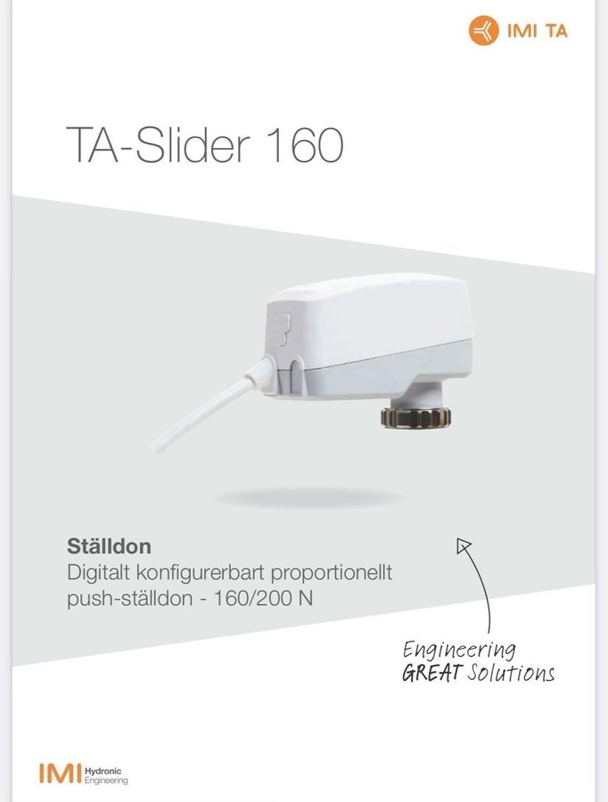 Ställdon TA -slider 160