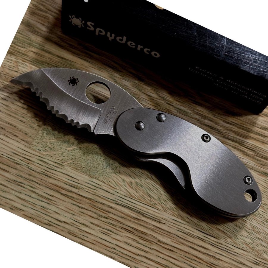 Spyderco Cricket BV Ny och Oanvänd komplett med box