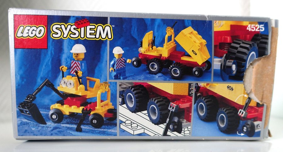 Lego Grävmaskin m.m., vintage 1994, mycket fint skick