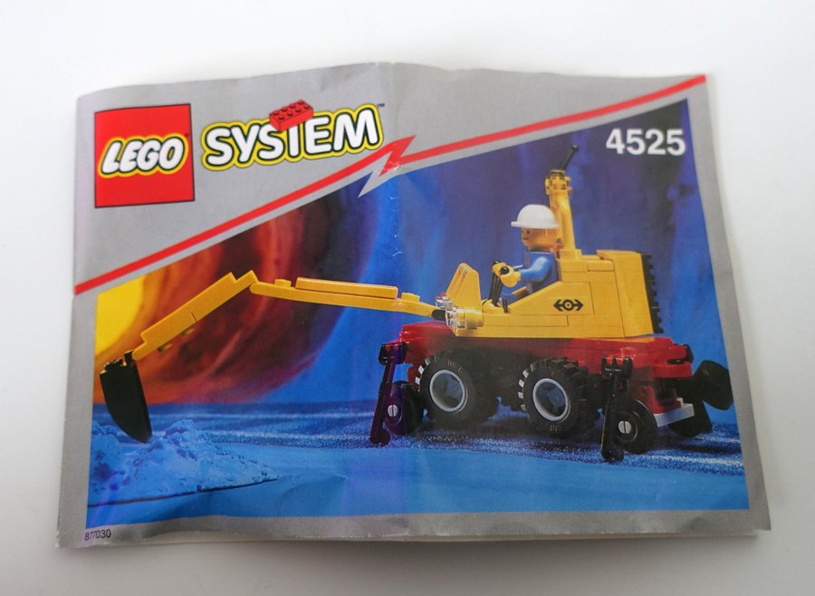 Lego Grävmaskin m.m., vintage 1994, mycket fint skick