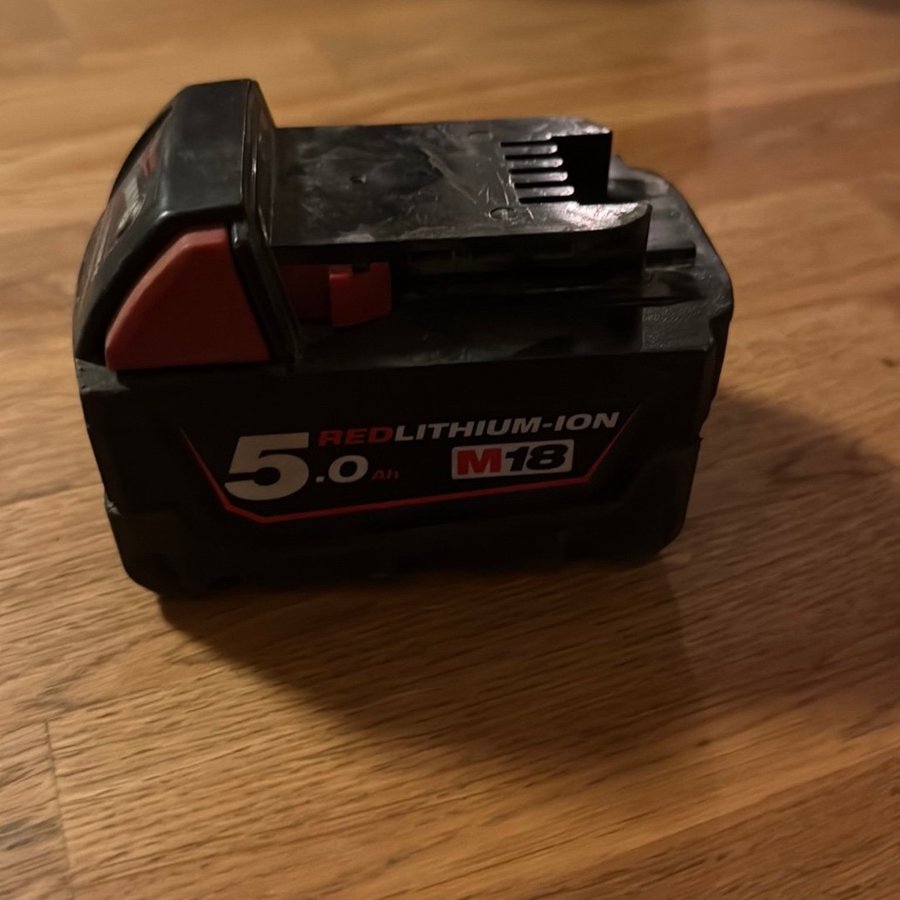 Milwaukee M18 RedLithium-Ion 5.0 Ah batteri