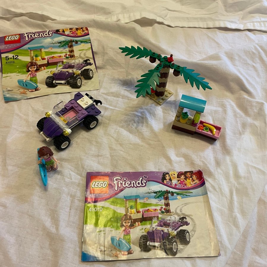 LEGO Friends Olivias strandbil 41010 - komplett!