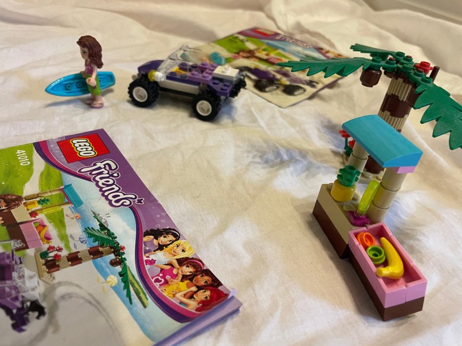 LEGO Friends Olivias strandbil 41010 - komplett!