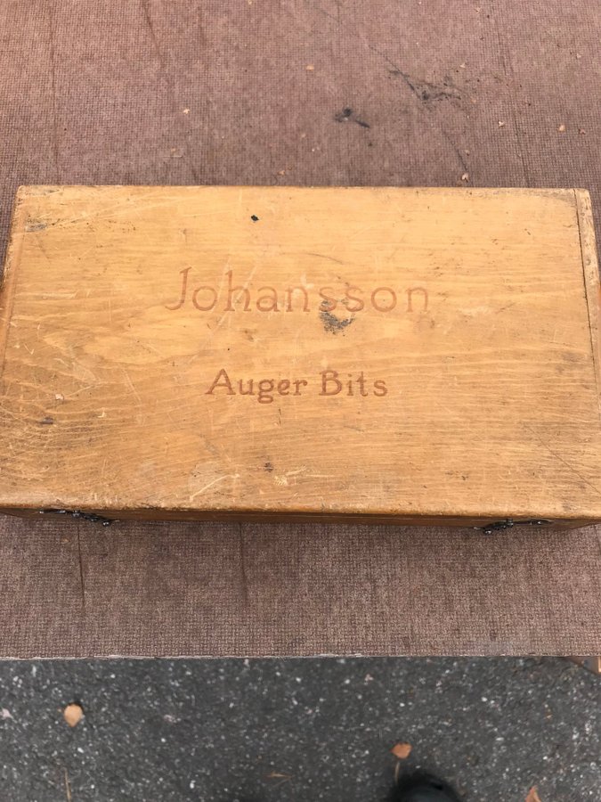 Johansson Auger Bits i träbox