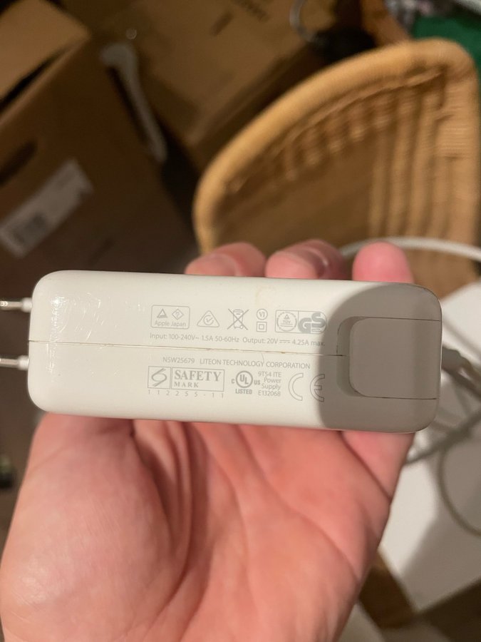 Apple laddare MagSafe 2 45W Strömadapter