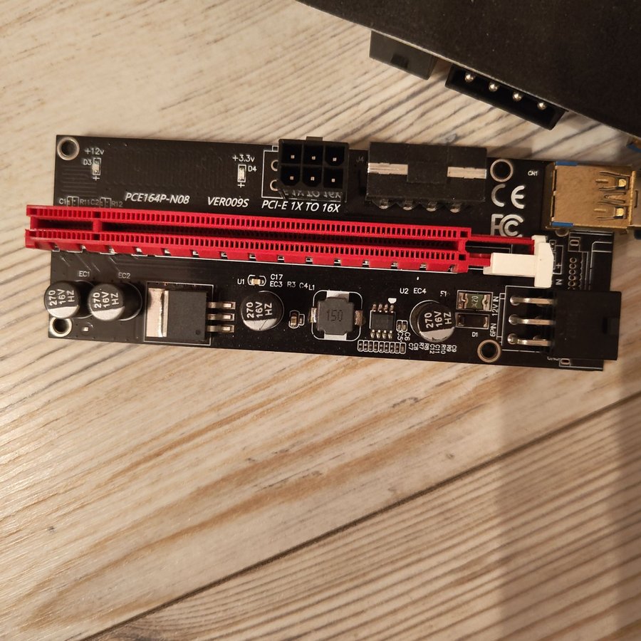 PCI-E riser. 2st. VER009C