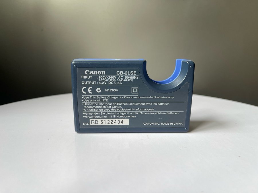 Canon CB-2LSE Batteriladdare