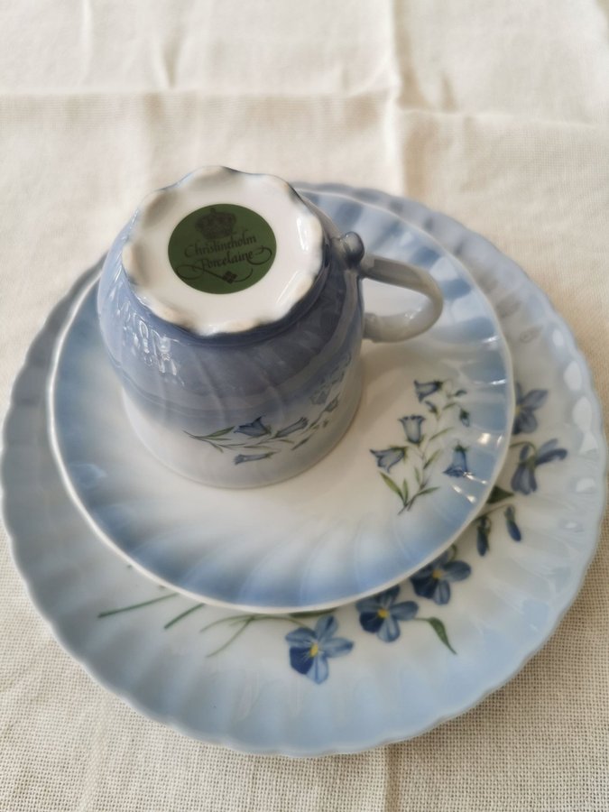 Christineholm Porcelaine * Blåklocka * kaffeservis