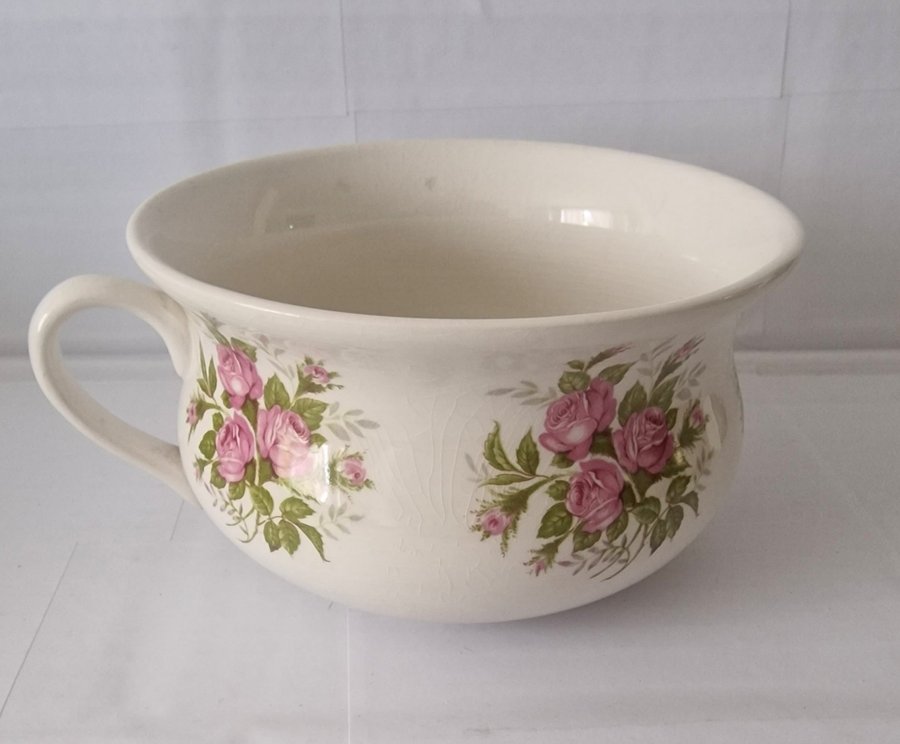 Stor Potta i porslin Portmeirion Pottery Made in England krus kruka