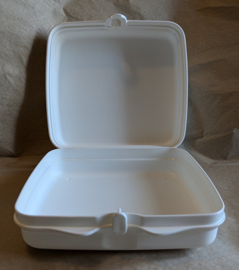 Tupperware Sandwichbox vit med Musse NY