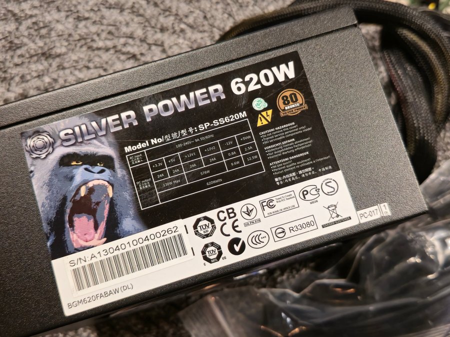 Silver Power 620W nätaggregat