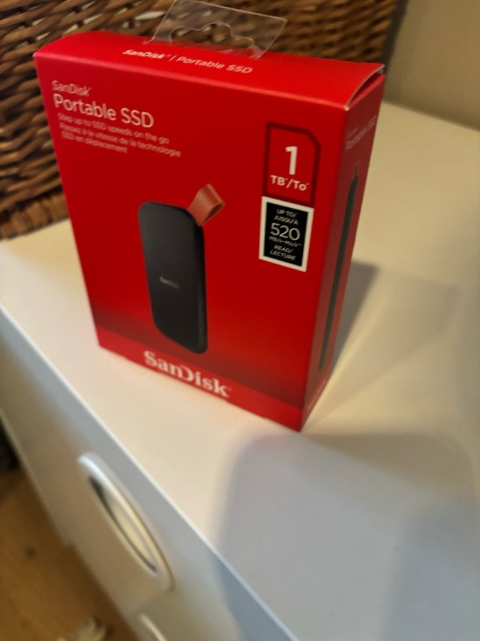 SanDisk Portable SSD 1TB hårddisk