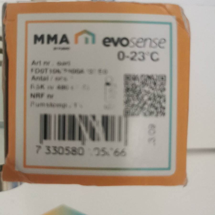 Evosense termostater MMA