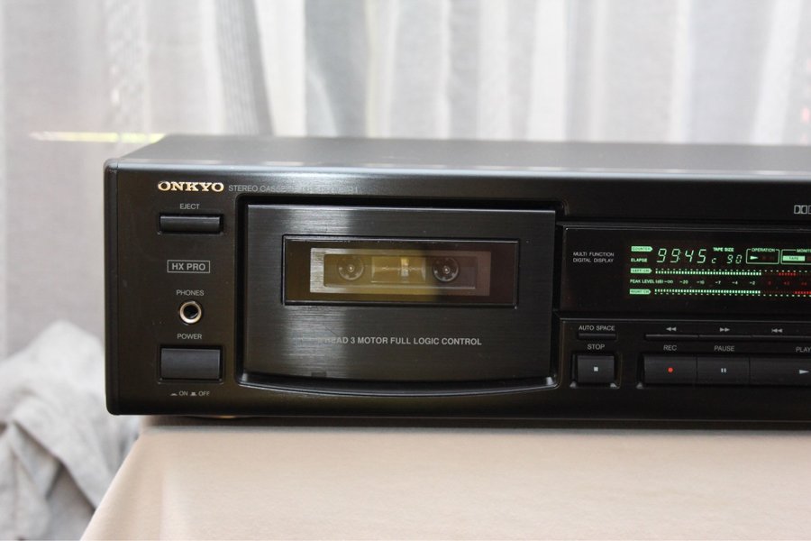 ONKYO TA-240 Kassettbandspelare * 3 HEAD* 3 MOTOR *FULL LOGIC CONTROL*