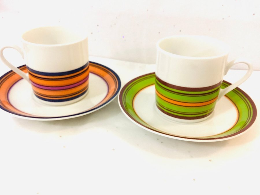 2 BAVARIA MITTERTEICH - kaffekoppar Bistro,vintage, vintage med en modern luft