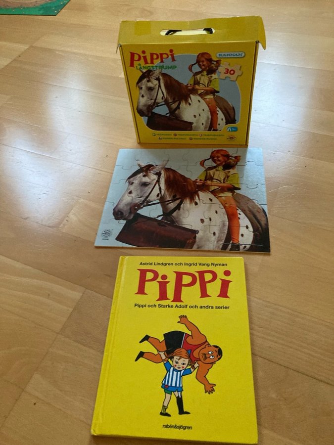 Pippi Långstrump Pussel 30 bitar Pippi barnbok