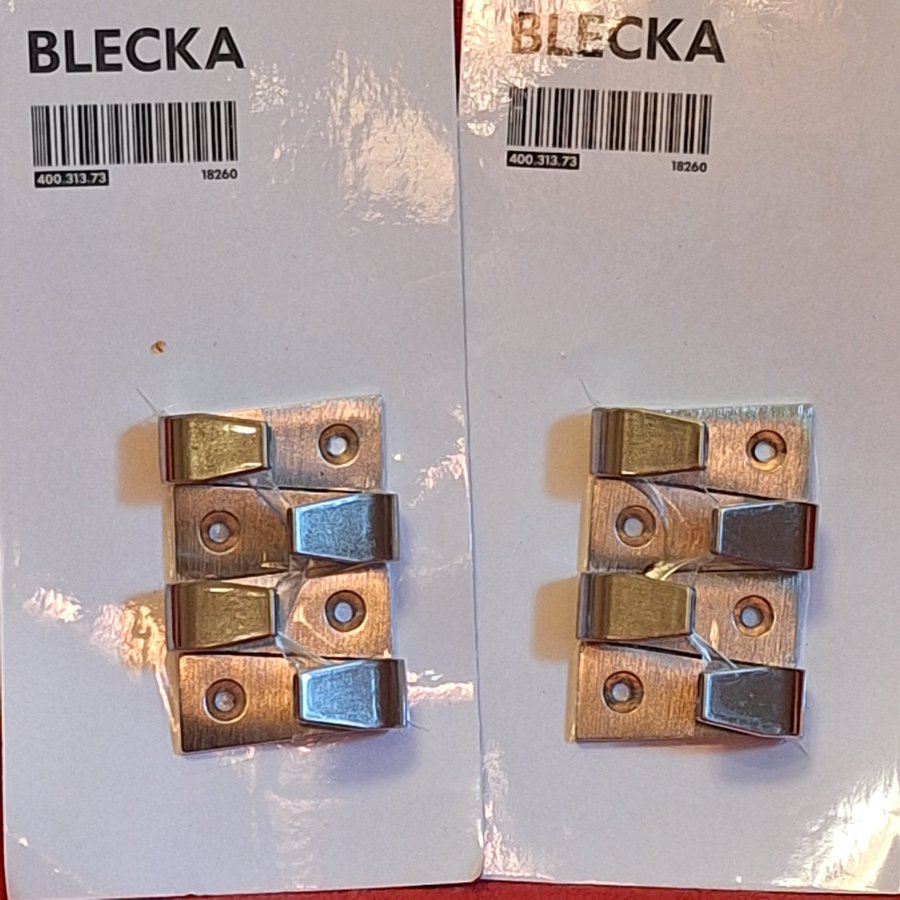 IKEA Blecka väggkrokar 8 st