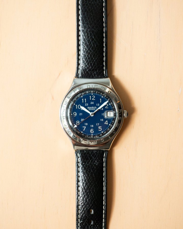 Swatch Irony YGS400 "Happy Joe Blue"