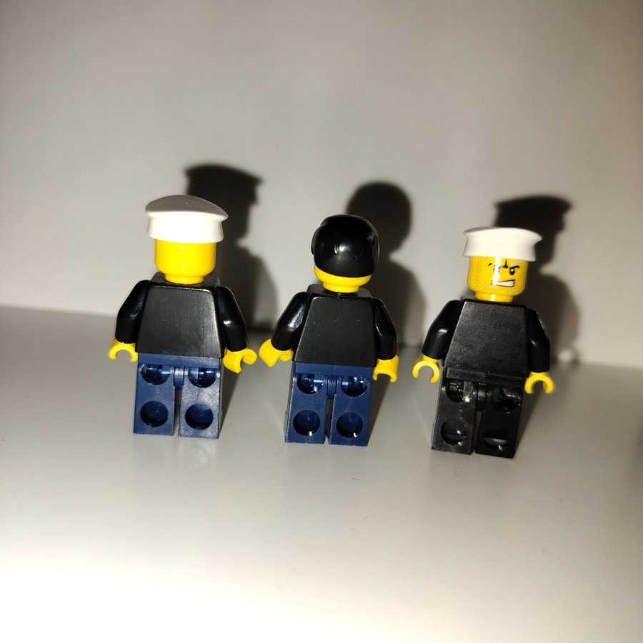 3 st LEGO Polisfigurer