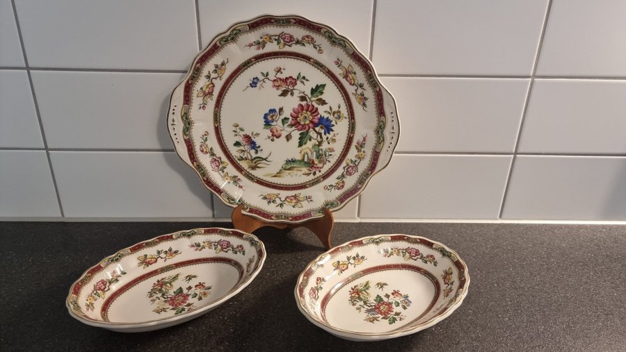 SERVISDELAR från MARLBOROUGH /ROYAL PETAL/GRINDLEY ENGLAND