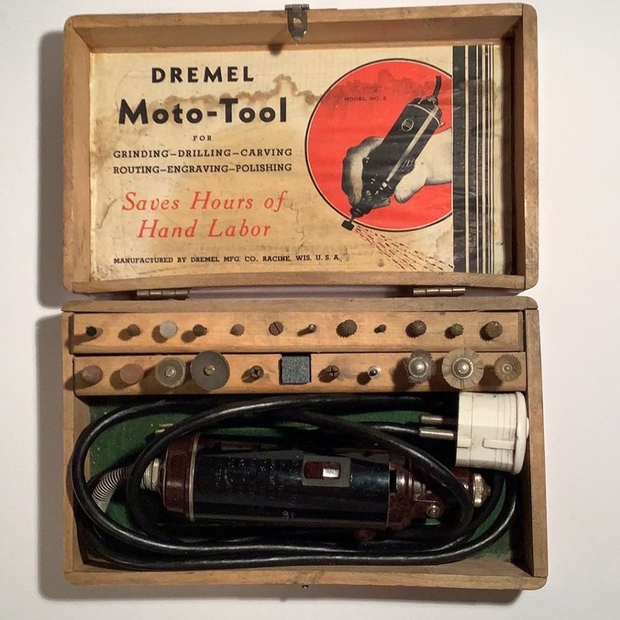 Retro bakelit Dremel Moto-Tool Modell 2