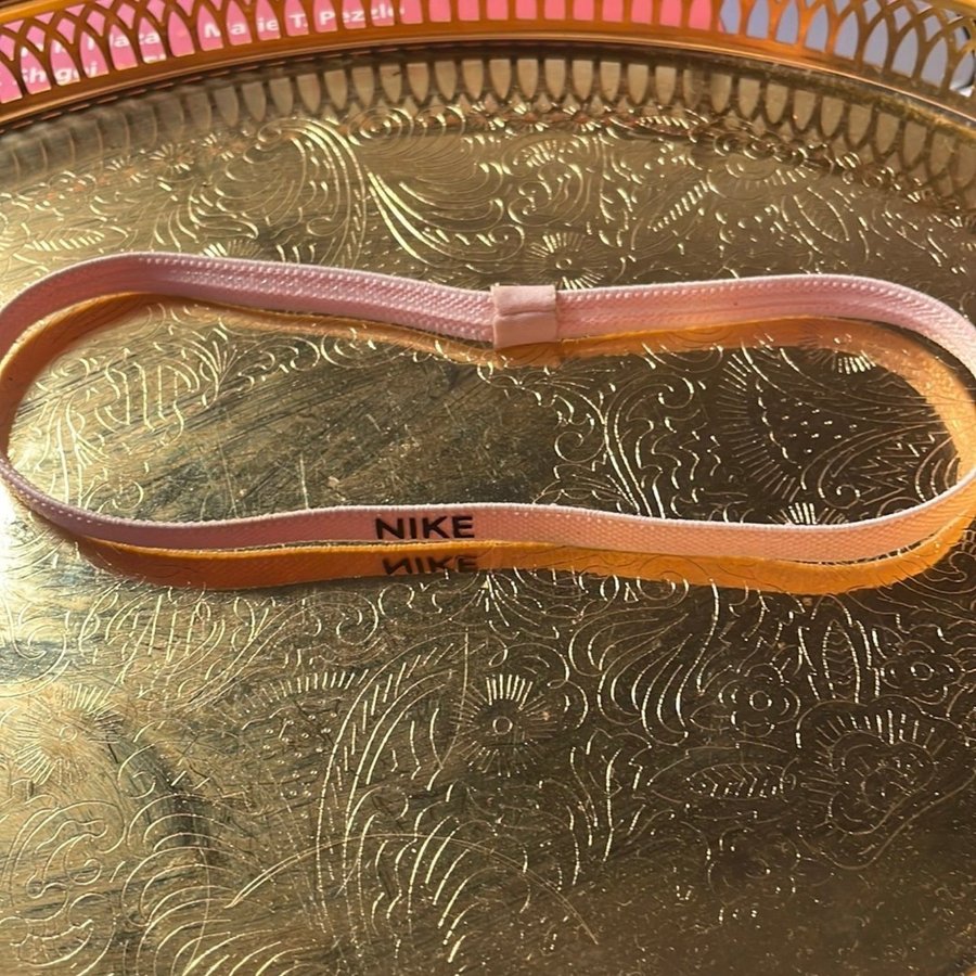 Nike hårband babyrosa