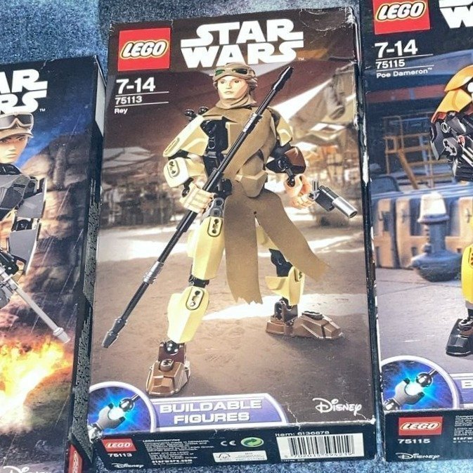 Lego Star Wars 75113 Rey Byggbar Figur