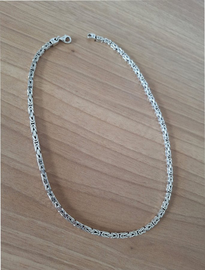 Kejsarlänk Fyrkantig - Halsband 50cm