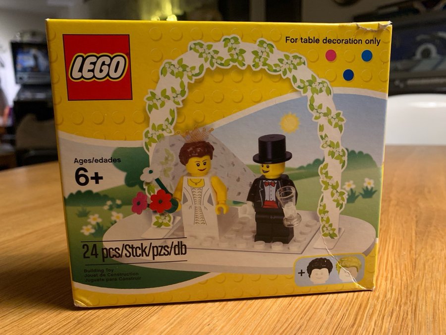 LEGO art 853340 / item 4649192 Bride and groom bröllopspar 24 delar oöppnad NY