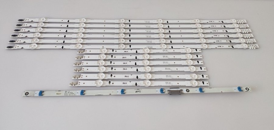 Backlight LM41-00099D – 6 Long strips 6 short strips for SAMSUNG UE48J6202AK