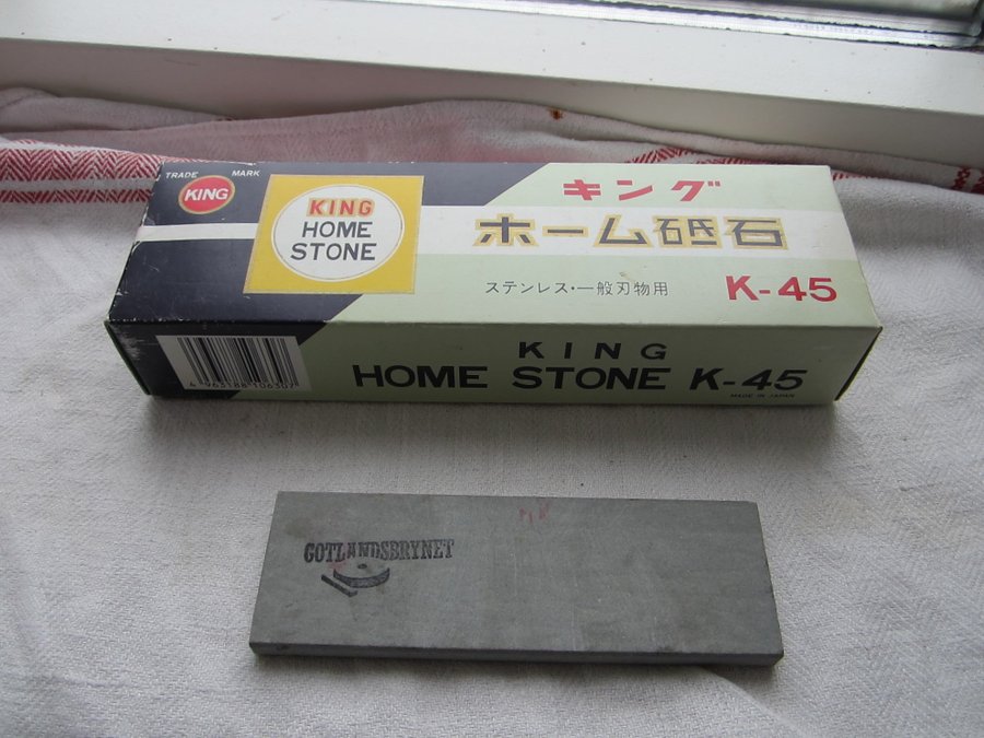 KING HOME STONE K-45 Slipsten +Gotlandsbryne.