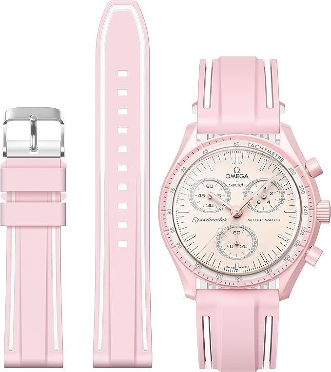 OMEGA X SWATCH 'MISSION TO VENUS' silikonarmband 20mm