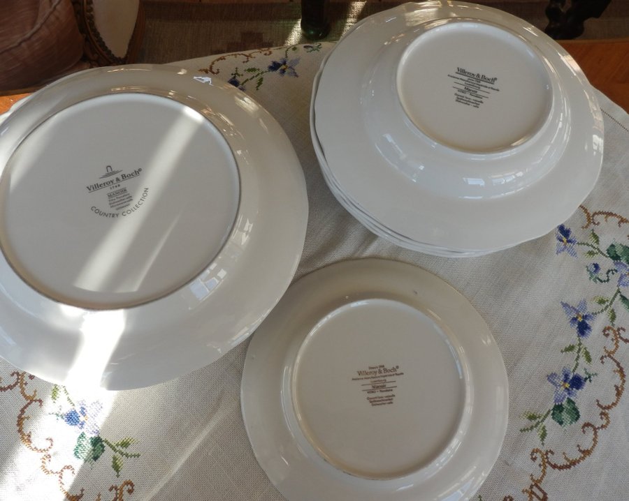 VILLEROY O BOCH * MANOIR TALLRIKAR 4 + 5 + 1