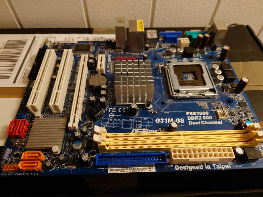 Defekt ASRock G31M-GS Moderkort