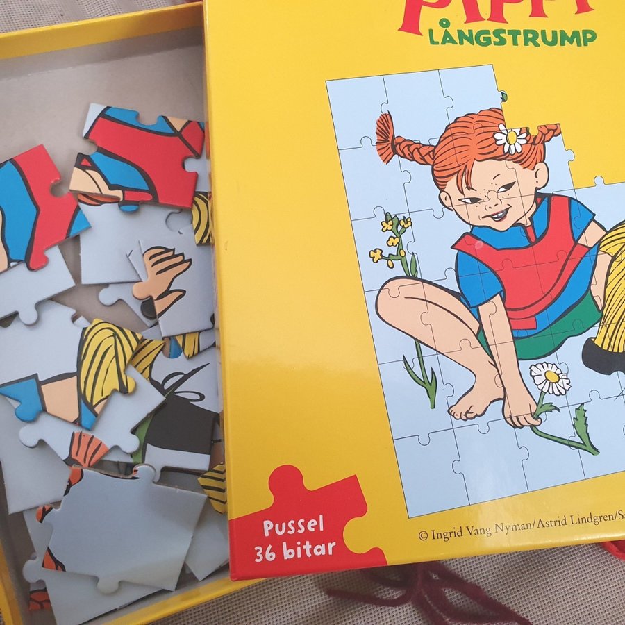 Pussel med Pippi Långstrump 36 bitar