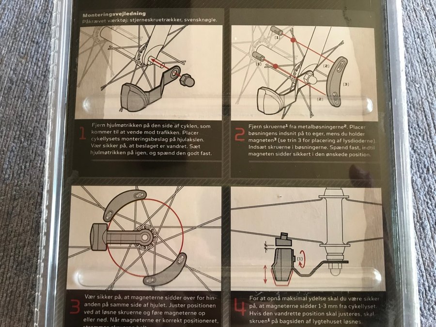 Cykel belysning Reelight med magneter