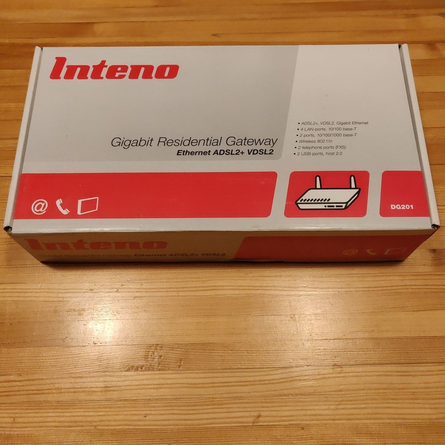 Ny Inteno Gigabit Residential Gateway DG201