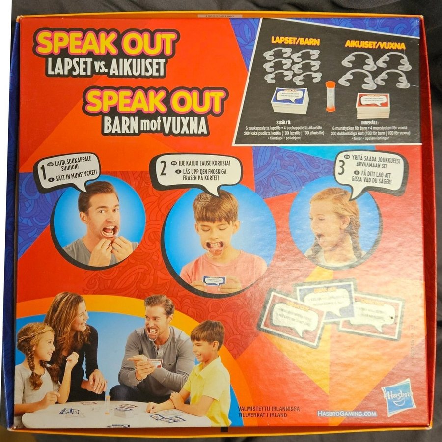 Speak Out spel Barn mot Vuxna