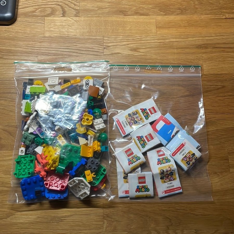 LEGO Super Mario 71361 Series 1, 8 figurer öppnad förpackning