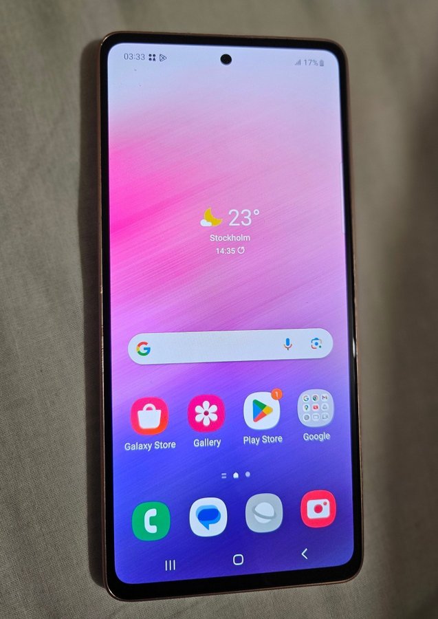 Samsung A53 5G 128GB kvitto och garanti