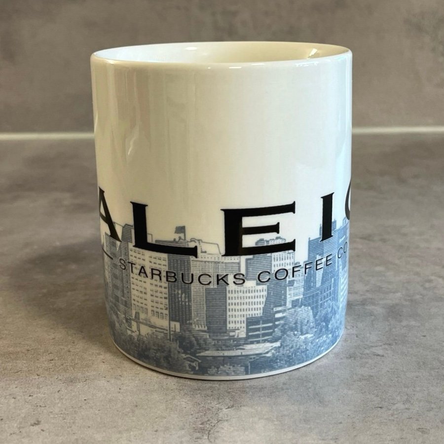 Starbucks Raleigh NC City Mug 2002 Skyline Series One Cup Vintage