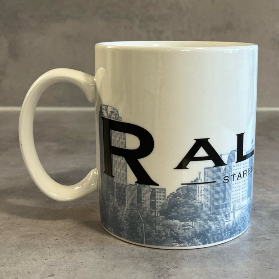 Starbucks Raleigh NC City Mug 2002 Skyline Series One Cup Vintage