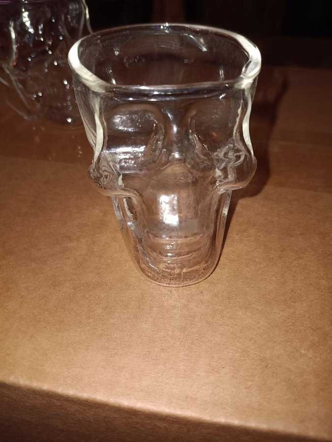 4 st Skalle Shotsglas